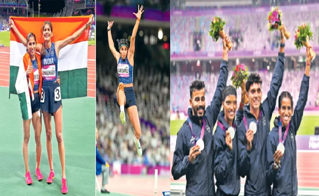 Asian Games 2023: Parul, Priti, And Ancy Shine As India Claim Three Silver, One Bronze In Athletics - Sakshi