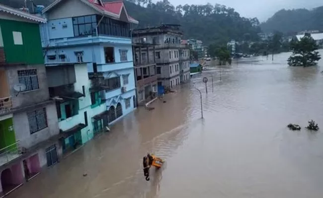 Sikkim flash floods death toll rises, missing people safe - Sakshi