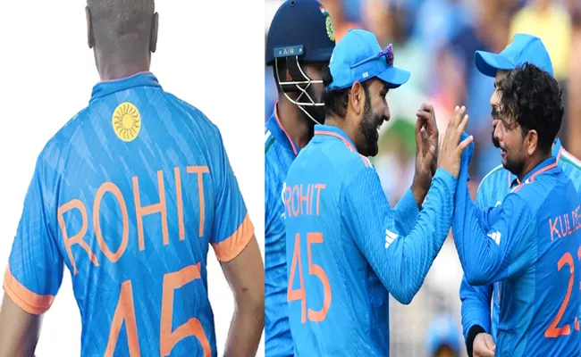 WC 2023 Ind vs Aus: Rabada Father Mpho Supports India Wear Rohit Jersey - Sakshi