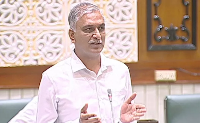 Minister Harishrao Comments At Telangana Assembly - Sakshi