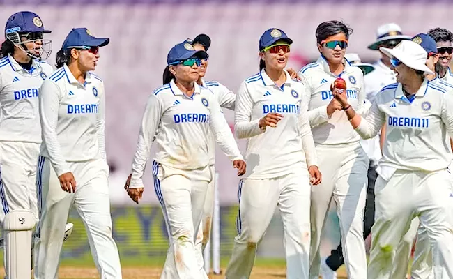 India Women create history, beat England by record 347 runs in IND vs ENG Test - Sakshi