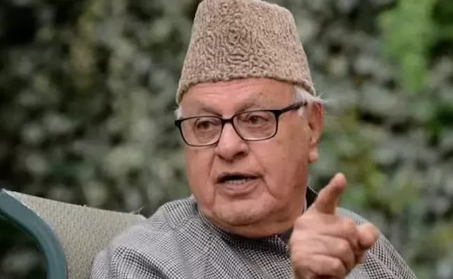 Farooq Abdullah Says Kashmir Will Meet Same Fate As Gaza - Sakshi