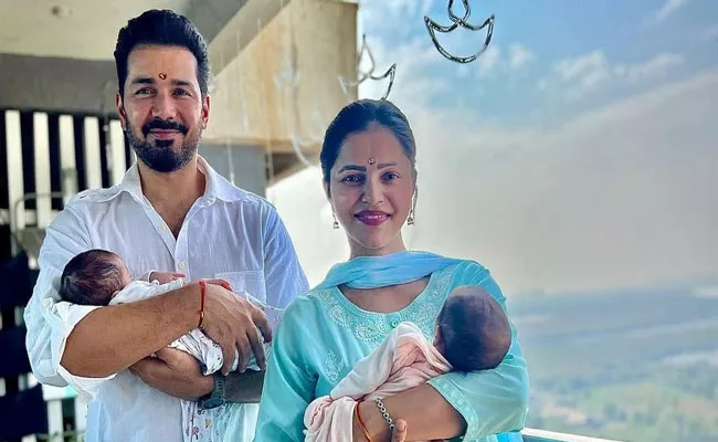 Rubina Dilaik and Abhinav Shukla Announce Birth Of Twins - Sakshi