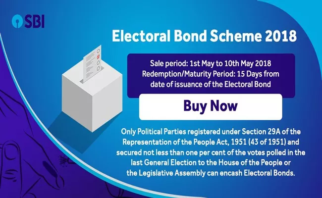 Electoral bonds worth over Rs15000 crore sold since 2018 - Sakshi