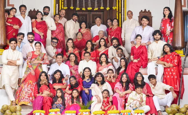 Mega Family Sankranti Celebration 2024 Latest Pic Viral - Sakshi