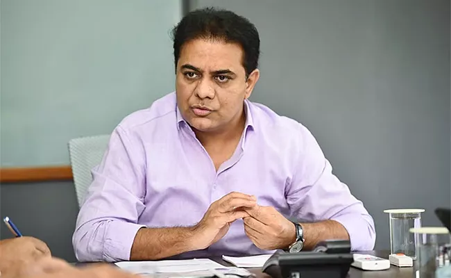 Ktr Reaction To News Of Crisis In Sircilla Textile Industry - Sakshi