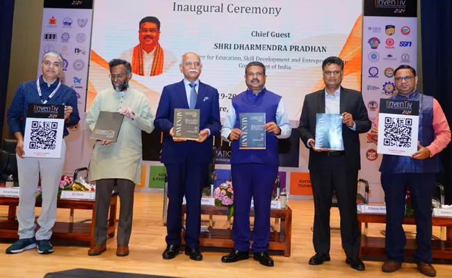 Dharmendra Pradhan inaugurates IInvenTiv 2024 at IIT Hyderabad - Sakshi