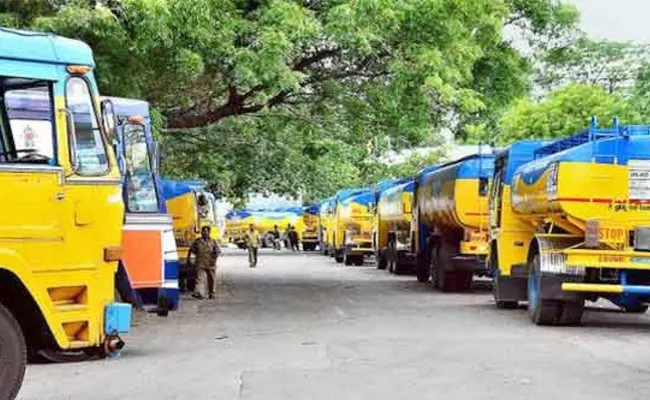 Oil Tanker Drivers Strike Called Off In Hyderabad - Sakshi