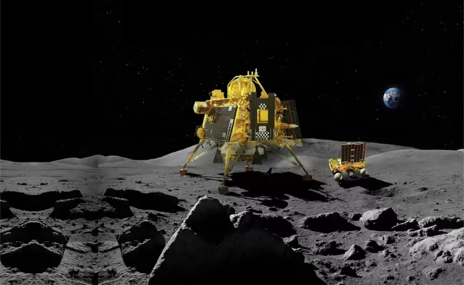 NASA Laser Beam Transmitted The Vikram Lander - Sakshi