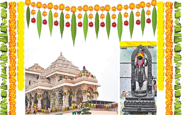 Ayodhya Ram mandir: Ayodhya Temple idol Instalation ceremony of sakshi Special Story - Sakshi