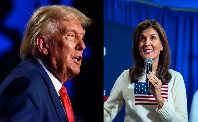 US presidential election 2024: Nikki Haley Is Not Presidential Timber says Donald Trump  - Sakshi