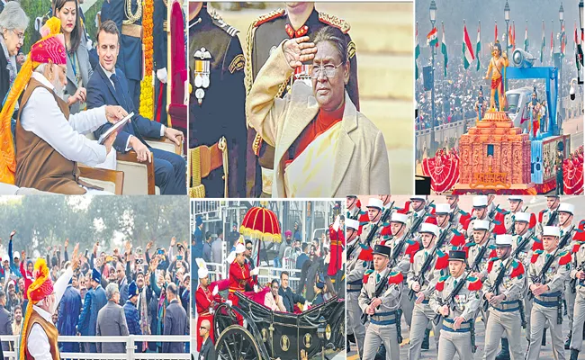 Republic Day 2024: Nari Shakti takes centre stage at 75th R-Day parade - Sakshi