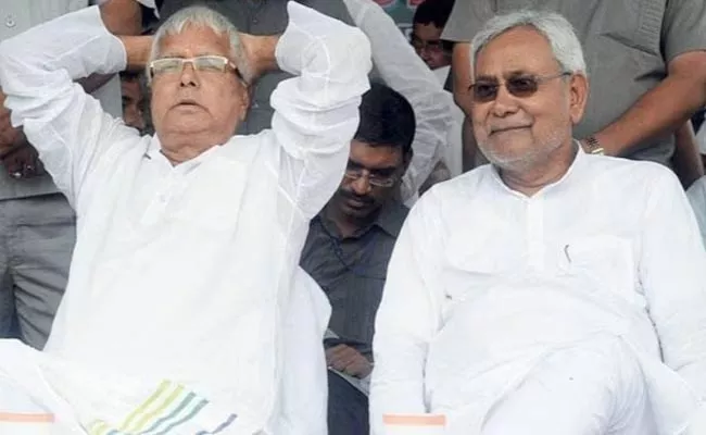 After Nitish Kumar switches sides, first action against RJD in Bihar assembly - Sakshi