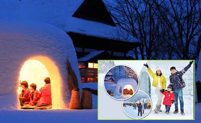 Snow Houses Are Celebrated In Japan As The Snow House Festival - Sakshi