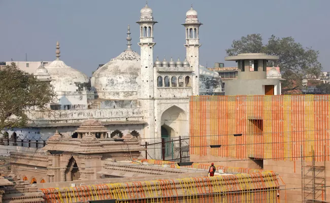 Varanasi court permits Hindu worship inside sealed basement of Gyanvapi mosque - Sakshi