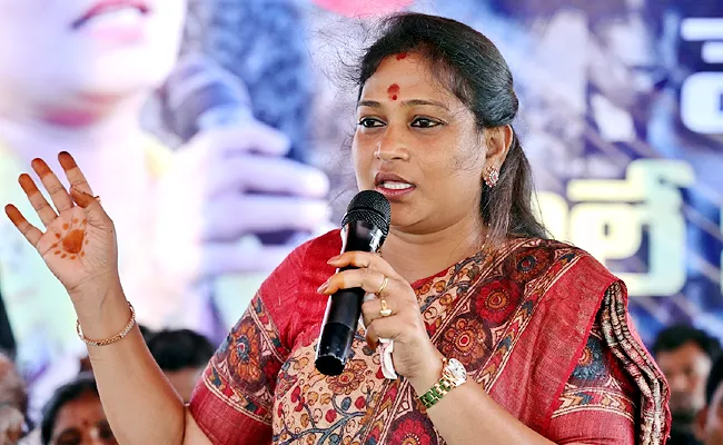 TDP former MLA Vangalapudi Anitha Corruption  - Sakshi