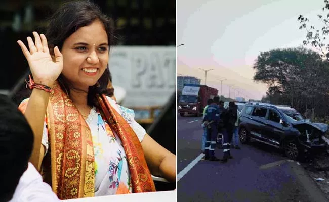 Cantonment MLA Lasya Nandita dies in road accident on ORR - Sakshi