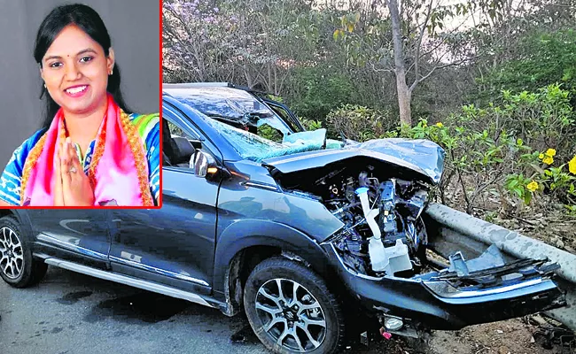 BRS MLA Lasya Nanditha Dies In Car Accident - Sakshi
