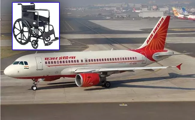 DGCA Slaps Rs 30 lakh Fine On Air India To fail To Provide Wheelchair - Sakshi