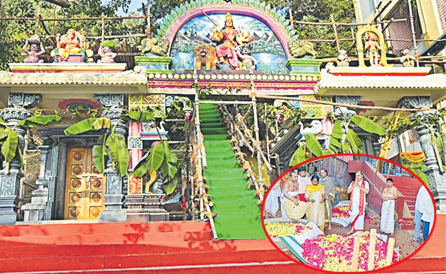 Pranapratistha will be held in seven temples on Thursday - Sakshi