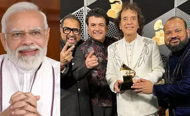 Grammys 2024 Shakti: PM Modi Congratulate Shankar Mahadevan etc - Sakshi