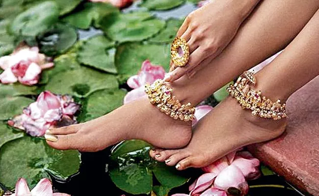 New Design Of Anklets Collection For Bridals - Sakshi