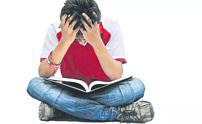 Exam phobia haunts students: DEPRESSION STUDENTS - Sakshi