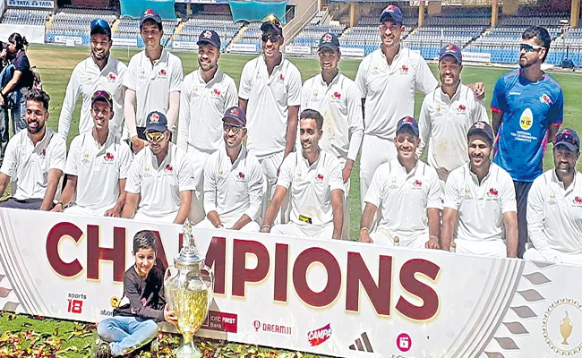 Mumbai team won the Ranji title for the 42nd time - Sakshi
