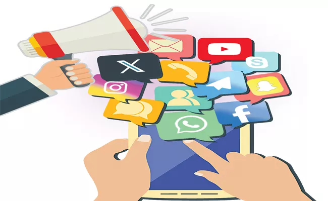 Lok Sabha polls 2024: Social media, influencers become campaign tools - Sakshi