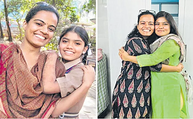 woman ex-student becomes teacher 13 years later - Sakshi