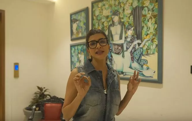 Manchu Lakshmi New Home In Mumbai Video Viral - Sakshi