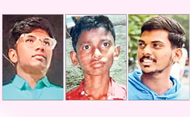 three boys died while swimming in the pond - Sakshi