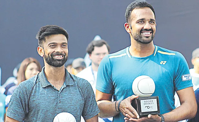 Doubles title for Jeevan and Arjun pair - Sakshi