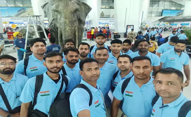 Haryana 530 Young Men Batch Gone to Israel for Jobs - Sakshi