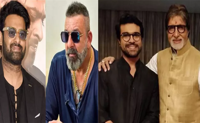 Amitabh Bachchan And Sanjay Dutt Plays Grand Father Role In Ram Charan And Prabhas Movies - Sakshi