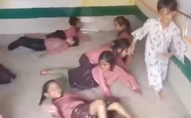 UP govt school in Kannauj makes swimming pool inside the classroom