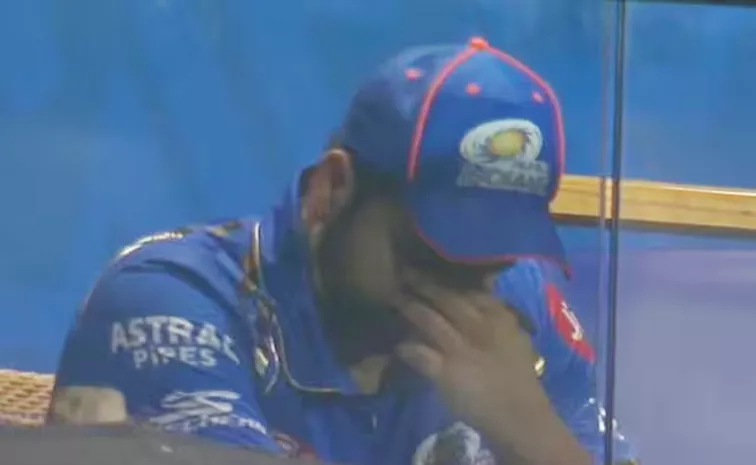 Rohit Sharma Breaks Down in MI Dressing Room Indian Captain Visuals Viral