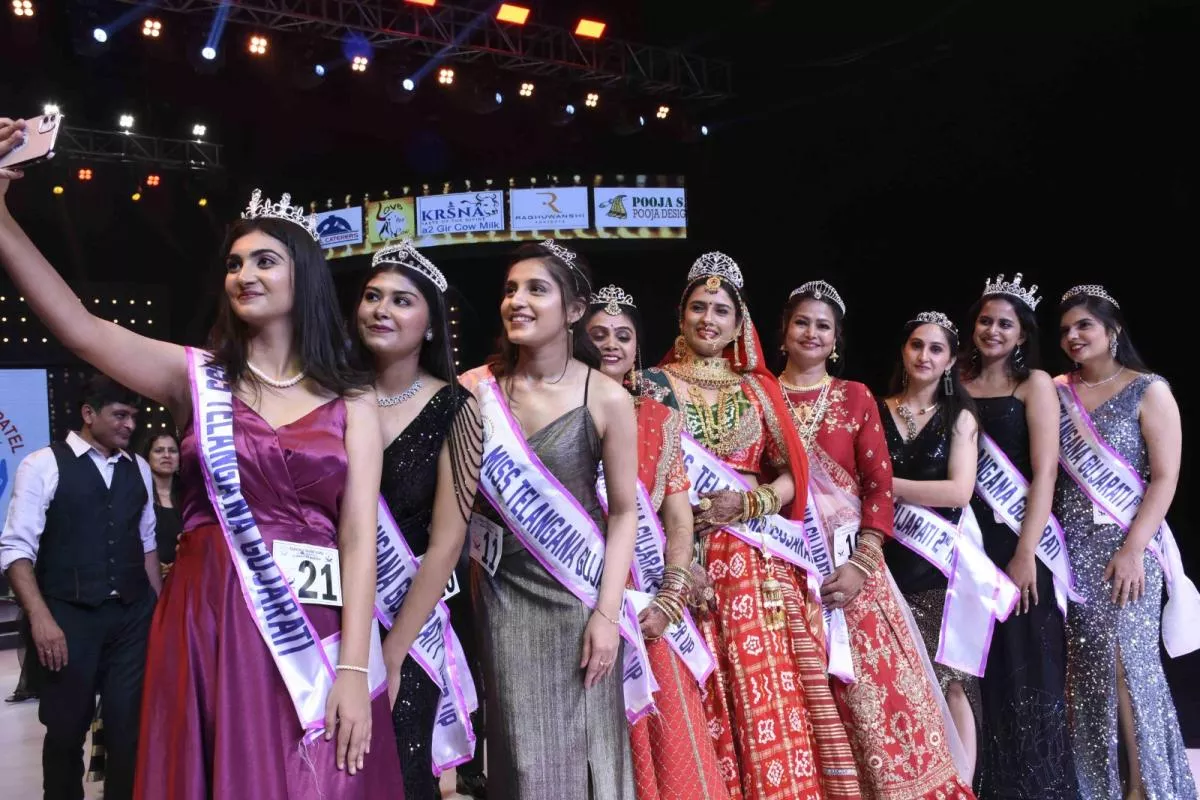 Grand Finale of Miss and Mrs Gujarati Telangana 2024 at the Closing Ceremony