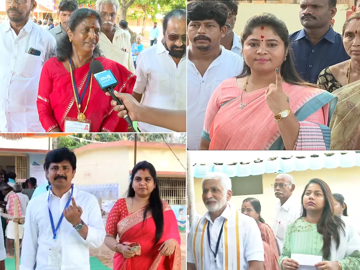 AP Elections 2024: Political Leaders Officials Cast Vote Photos