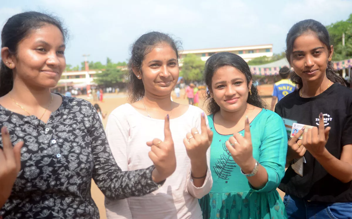Elections 2024: First Time Voters In AP Photos